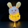 Cartoon Luminous Handheld Lamp Chinese Style Plush Rabbit Lantern  Photography Props