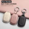 Чехол-брелок для ключа автомобиля Оболочка Брелок Для Honda Для Civic Для Accord Для Cr-V Для Hr-V Для Pilot PU Аксессуары для ключей