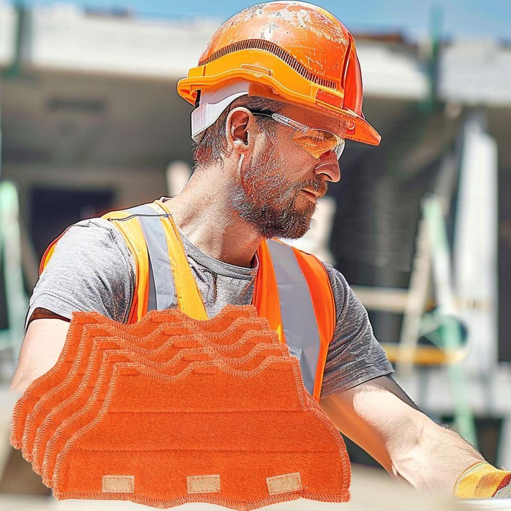 Cotton Hard Hat Sweat Bands Washable Strong Sweat Absorption Hard Hat Liner Replacement Soft Comfortable Flame Retardant Cotton