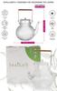 IwaiLoft Handmade Heat-Resistant Glass Teapot with Strainer, Glass and Copper Handle, Jumping Design, Perfect for Fruit Tea, Loose Leaf Tea, Flower