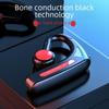 New 618 Bone Conduction Bluetooth Headset - Ear-hook Style for Business & Sports, Stereo Sound