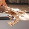 DIY 3D головоломки деревянные модели бипланов ремесло хобби обучающая игрушка милый самолет ремесло для