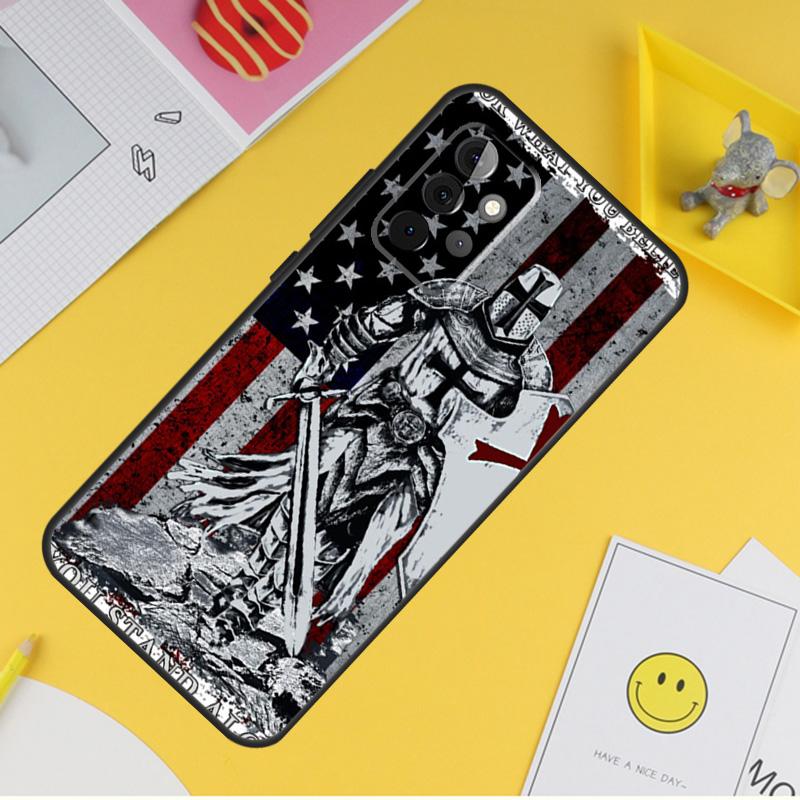 Christian Templar Knights Case For Samsung Galaxy A54 A34 A14 A13 A33 A53 A12 A32 A52 A71 A51 A15 A25 A35 A55 Cover