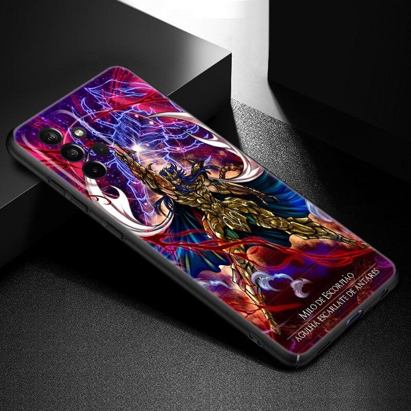Чехол для телефона с изображением аниме Saint-Seiya для Samsung Galaxy A21 A30 A50 A52 S A13 A22 A32 A33 A53 A73 5G A11 A12 A31 A51 A70 A71 A72