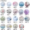 Vintage 70 cm Silk Cloth Women Umbrella Handheld Folding Classical Oil Paper Umbrella Rainproof Decorative Costume Parasol Party