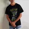 Cross-border European and American trendy brands Gallery Dept Skull letter pattern printed short-sleeved t-shirt Men's and women's high  half-sleeves