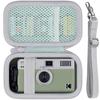 (Case Only) Storage Case for Kodak EKTAR H35/H35N/ULTRA F9/M35/M38 Film Cameras with Shoulder Strap, Mint - Khanka