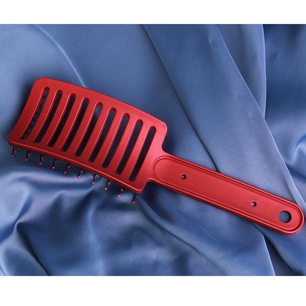Вентилируемая расческа Профессиональная изогнутая расческа Расчески для влажных волос Парикмахерские инструменты для укладки Домашнее использование Распутывание Густые Тонкие