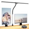 BeaNet LED Desk Lamp [Wireless Remote Control, 3 Light Sources, Ambient Light, Independent Control, 2000Lx], 5-Level Dimming and Color Adjustment,