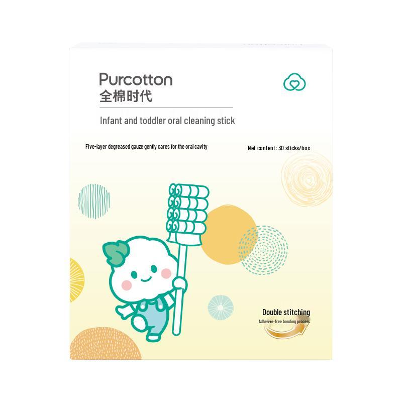 PurCotton Детские ватные палочки и палочки для чистки полости рта