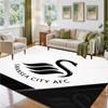 Swansea City Design Crystal Velvet Rug Soft Decorative Mat for Bedroom Entrance