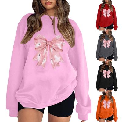 Женские модные топы, повседневные свободные пуловеры в полоску с круглым вырезом и длинными рукавами