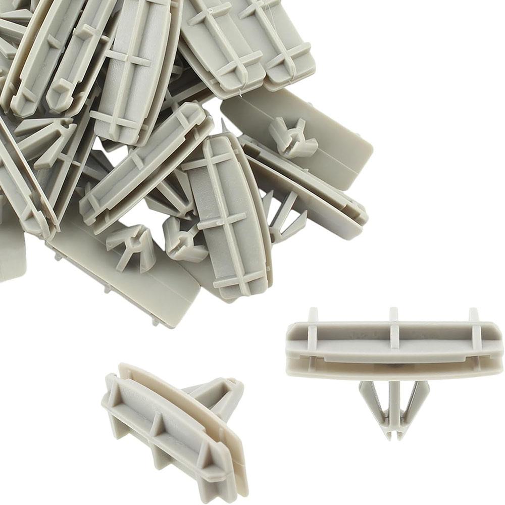 10pcs Fender Flare Moulding Clips for Jeep Liberty Wrangler Gray