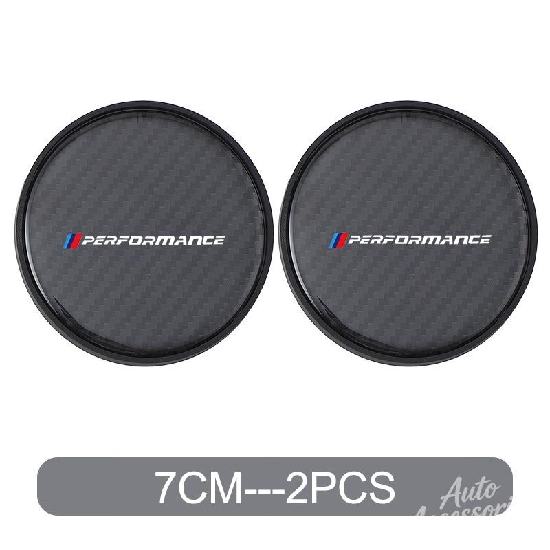 Car Water Coaster Cup Carbon Fiber PVC Coaster Mat Non-slip Accessories For BMW E30 E34 E36 E39 E46 E52 E53 E60 E61 E62 E70 E71 APV5