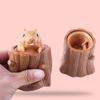 Игрушки Игрушки Дети Детские Мягкие Животные Вентиляционная Чашка Пень Резина Анти-Стресс Игрушка-Спинер Новинка Белка Анти Стресс Забавная Для Спинера