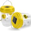 2 Pack Solar Wasp Traps Outdoor Hanging Flying Insect Fly Wasp Mosquito Hornets Killer Catcher Bait Trap NO CHEMICAL