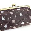 Miffy Jacquard Clasp Pouch, Ball Pattern, Brown, Coin Purse