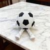Soccer Man Figurine with Articulated Legs Movable Joints 3D Printed Cartoon Football Man Fidget Toy Desktop Decoration Ornament
