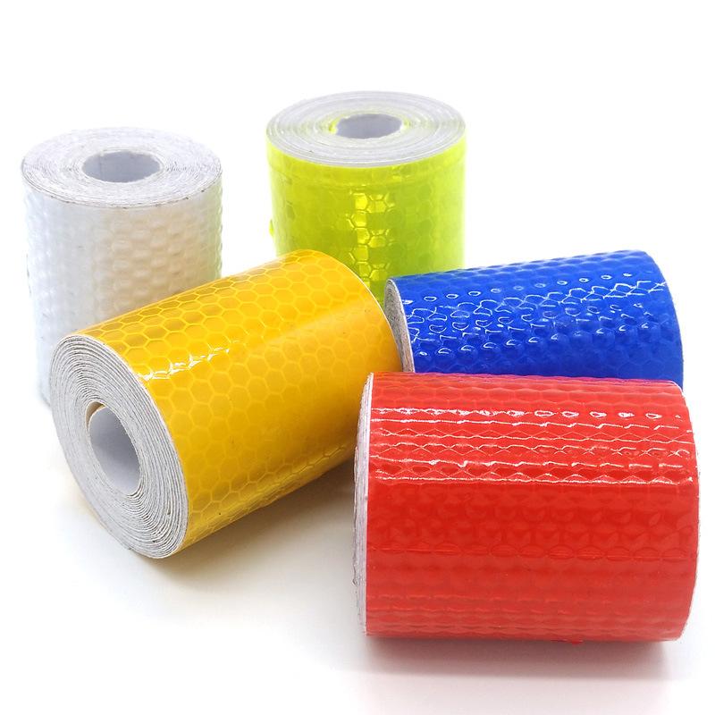 5cmx3M Reflective Sticker Tape Bicycle Tie Protective Stickers for Safety Night Cycling Adhesive Decor Tape Bike Frame Decals