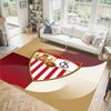 Sevilla FC Design Crystal Velvet Carpet Cozy Non?Slip Printed Rug For Bedroom Living Room Entrance