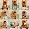 Cartoon Capybara Keychain Plush Dolls Pendant Childrens Toys Gifts Birthday