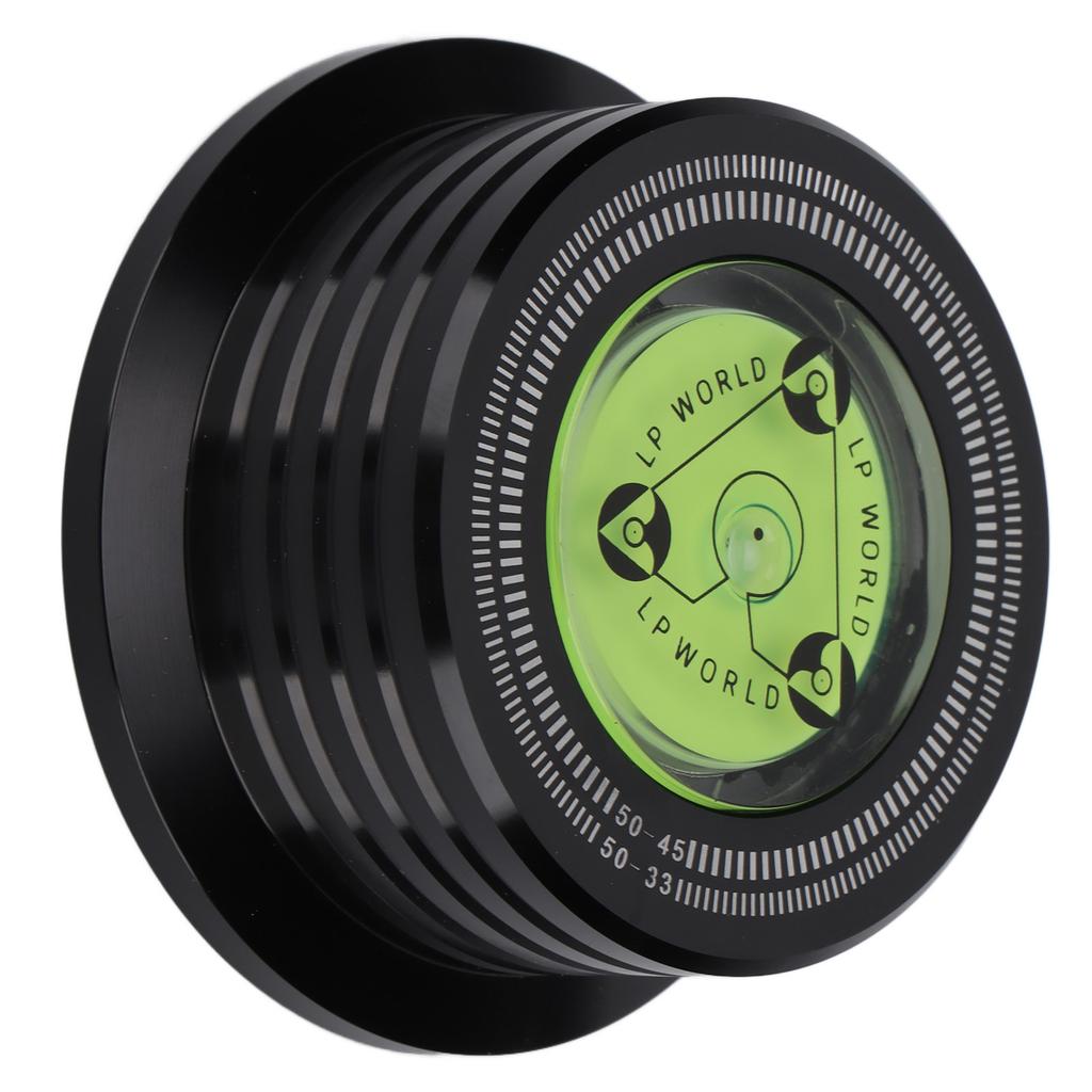 Стабилизатор веса пластинки, алюминиевый зажим для проигрывателя пластинок с пузырьковым выравниванием для проигрывателя пластинок LP