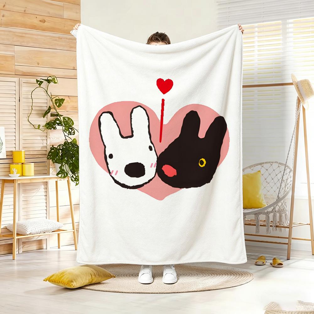 Аниме G-Гаспар и Л-Лиза Плед Легкий Фланелевый Мягкий Для Кожи Для Летнего Охлаждения