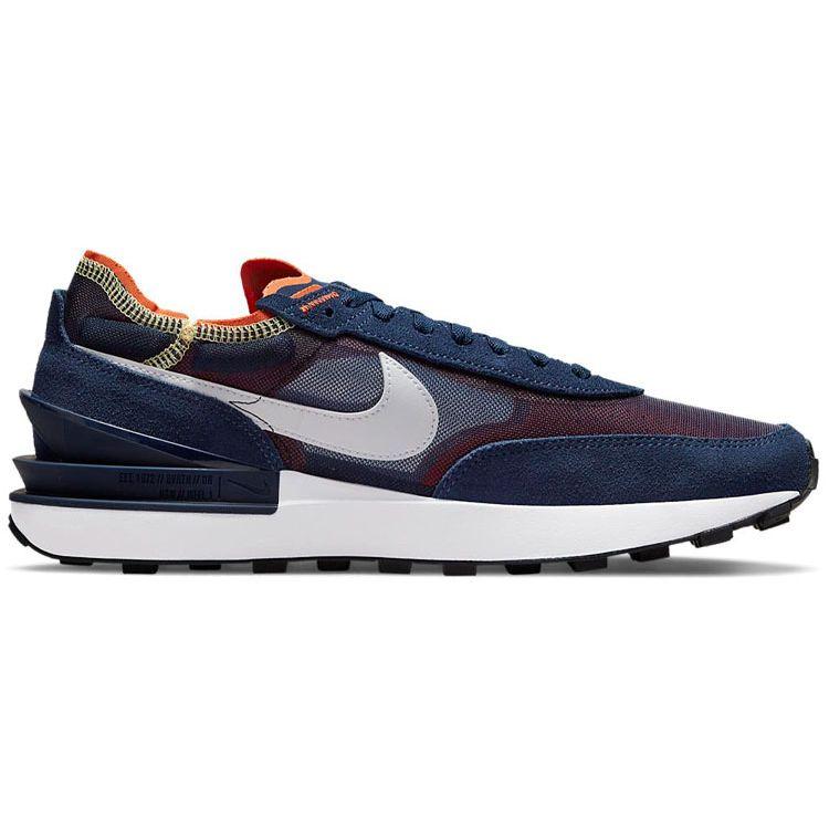 Nike Мужские кроссовки Waffle One Midnight Navy Orange Melon Tint Blue White DA7995-401