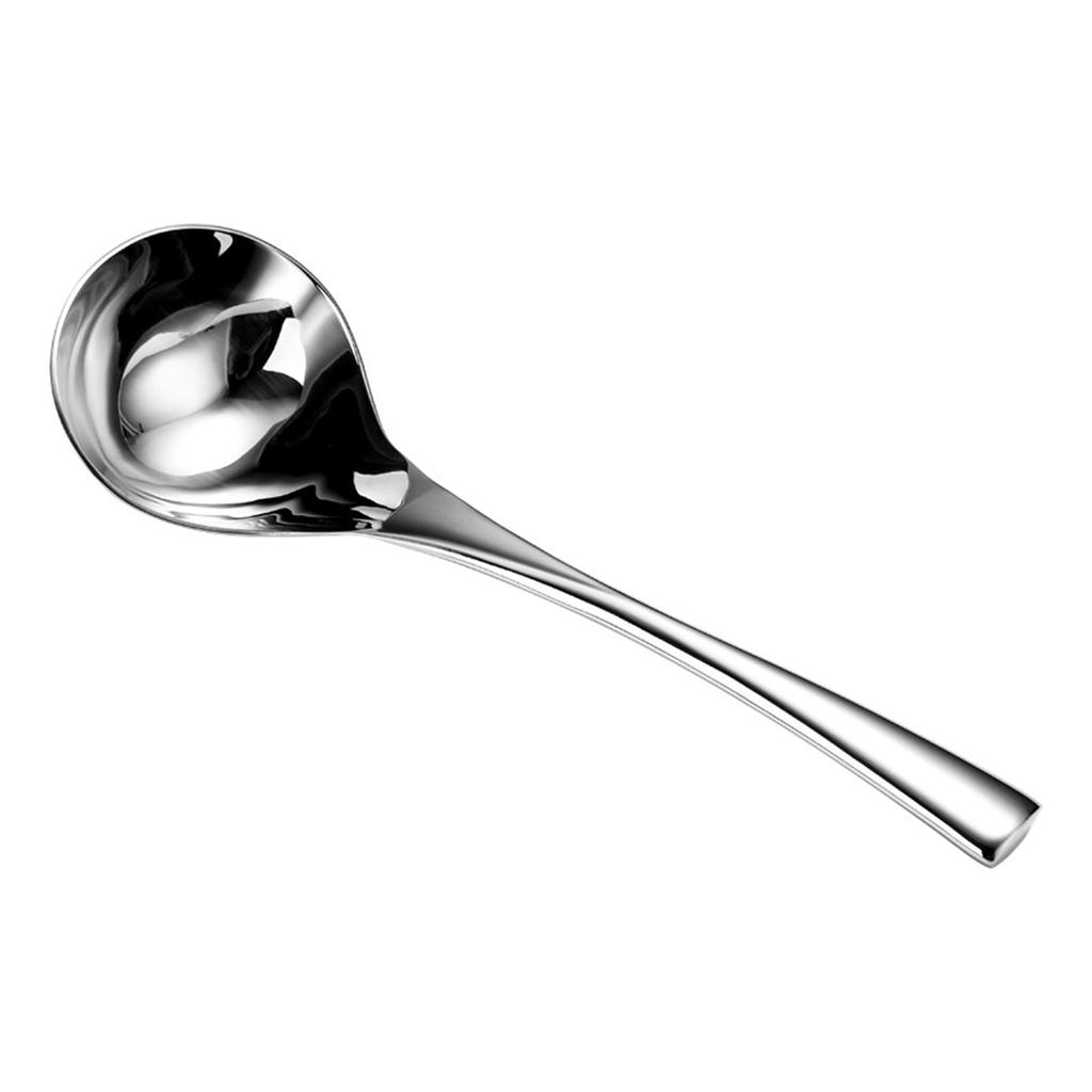 Large Capacity Serving Spoon Functional Stainless Steel Large Soup Spoon for Cooking and Serving In Hotels