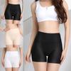 Summer Ice Silk Breathable Safety Short Pants Female Pure Color Seamless High Waist Hip Lift Elastic Slimming Shorts Underwear
