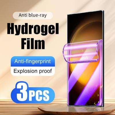 Гидрогелевая пленка для Samsung Galaxy S23 Ultra S22 Plus S10 5G lite S20 S21 FE S8 S9 S10E, 3 шт., защитная пленка для экрана, не стекло
