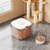 Flip Cover Dog Food Storage Container Sealed Pet Food Storage Barrel Cat Dry Food Box Pet Supplies
