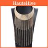 Fashionable Retro Multi Layer Tassel Design Women Metal Necklace For Fashionforward Teens