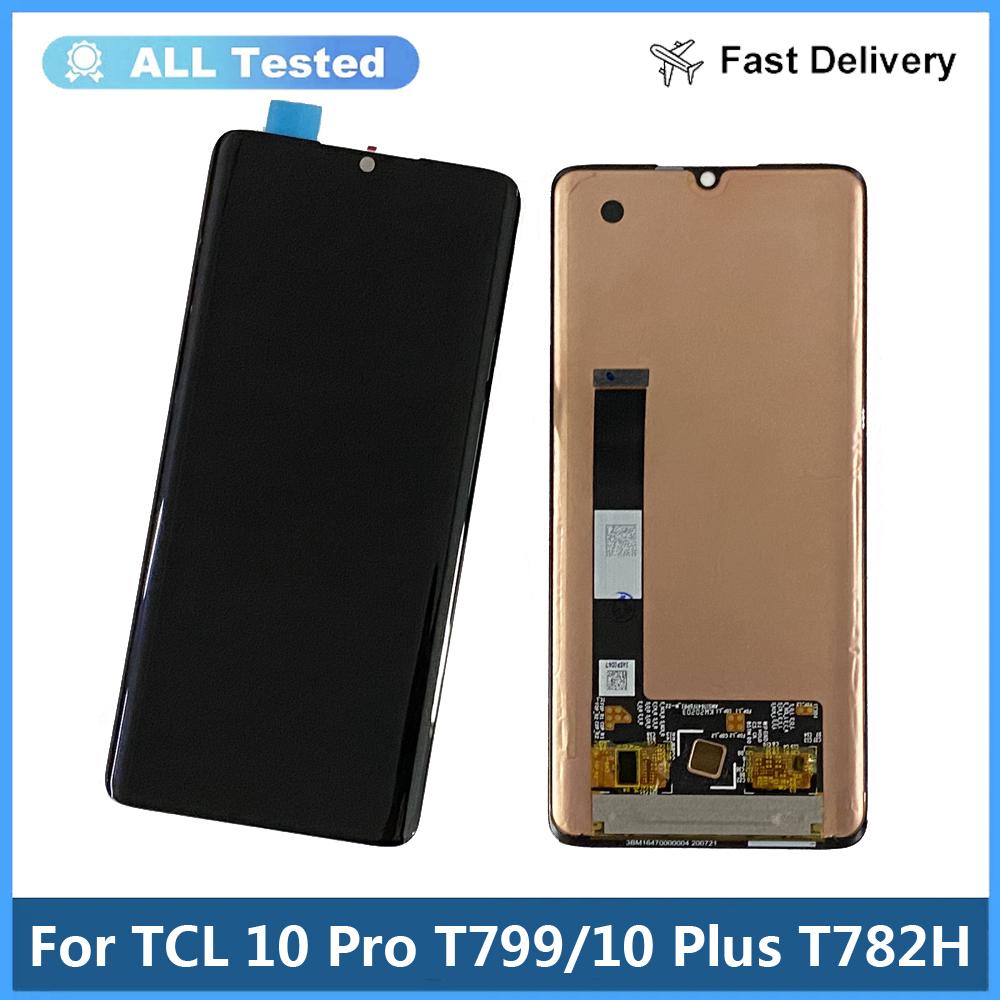 Полная сборка LCD-экрана и дигитайзера для TCL 10 Pro T799B T799H TCL 10 Plus T782H