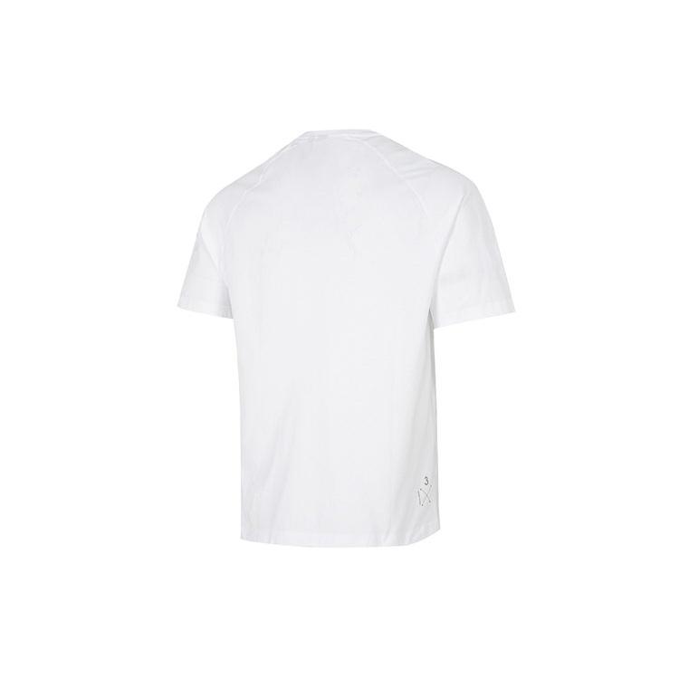 Adidas T Shirts Men's White Crew Neck Moderate Straight Fit HD0050