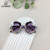 Fashion Cute Children'S Sunglasses Diy Puppy Sunscreen Uv Protection Concave Shape Baby Sunglasses Glasses