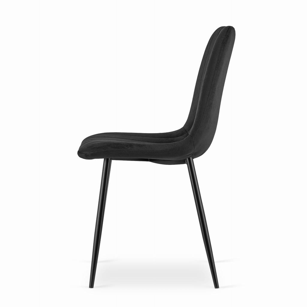 LAVA chair - black velvet x 1
