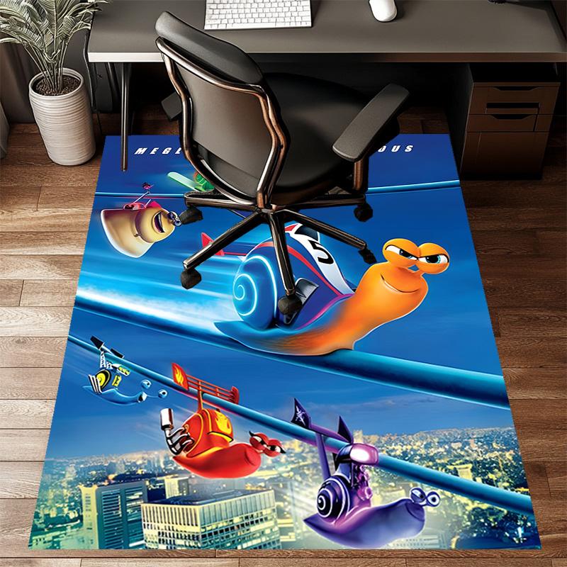 1pc TURBO (2) Design Printed Area Rug Carpet for Bedroom Living Room Home Decor Rugs Mat Non Slip Mat Rug for Bedside