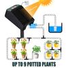 Solar Auto Irrigation System 1.2W Output Solar Powered Drip Irrigation Kit with 2200mAh Battery