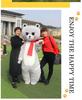 TikTok Style Cartoon Bear Mascot Costume for Adults - Ideal for Promotional Events and Dance Performances