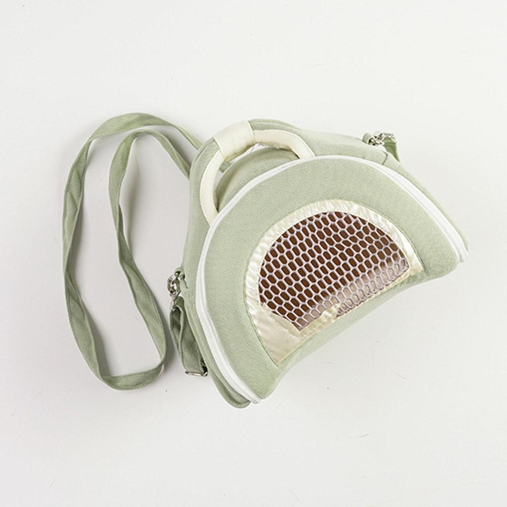 Hamster Travel Carrier Bag Squirrel Travel Handbag Traveling with Mesh Window for Small Animals Mice Squirrel Bunny Hamster