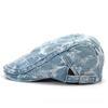 Кепка с козырьком «Бабочка» Ретро Джинсовый Берет Женский Жаккардовый Прогрессивный Берет
