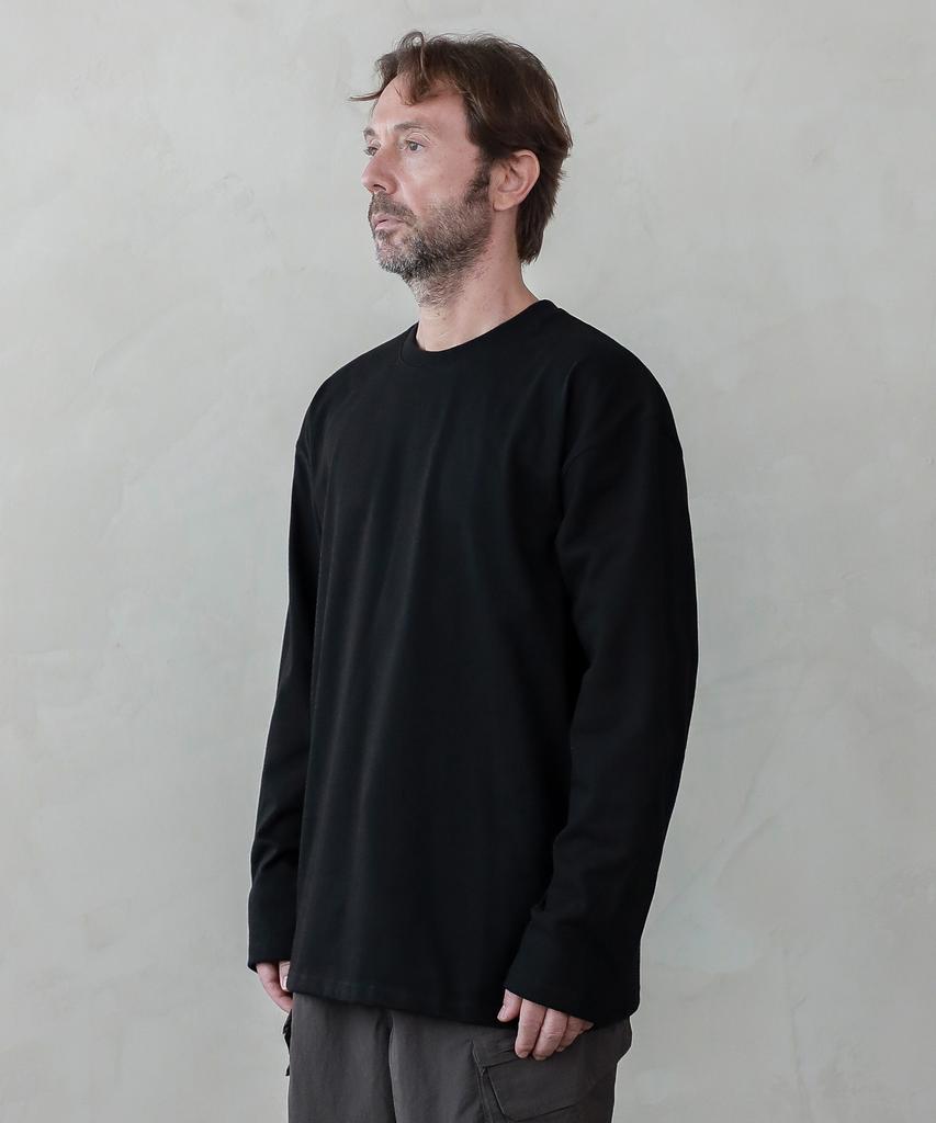 ESN Heavy Essential Round Long Sleeve Black