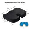 Эргономичная подушка для поясничной поддержки из пены с памятью для офисного кресла и автомобильного сиденья