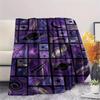 1Pc Space Print Flannel Blanket, High quality Comfortable for All Seasons, Home Decor, Warmth and Comfort, Perfect for Christmas Gifts W159