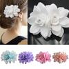 Smart Flower Decor Hair Clip Pin for Bridal Wedding Party Prom Headwear