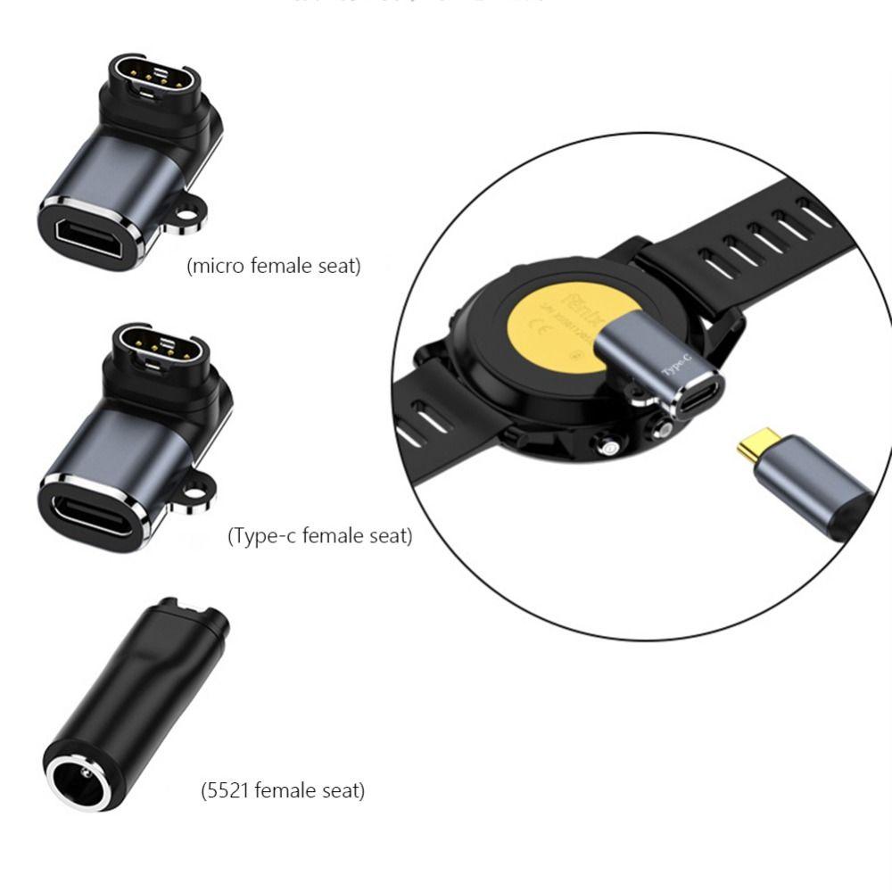Мини-адаптер Micro USB Type C, зарядный кабель, переходник для смарт-часов