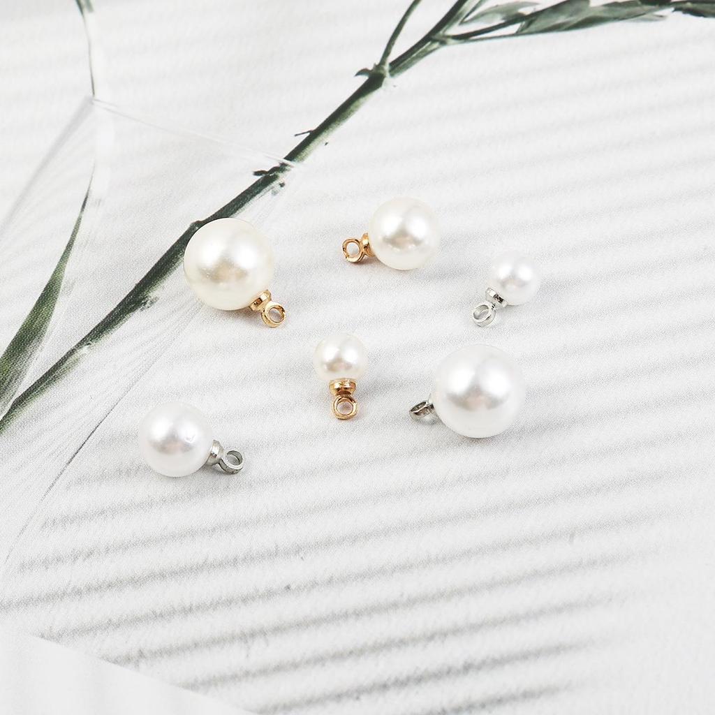 6/8/10 мм круглые пластиковые акриловые бусины белого цвета слоновой кости из АБС-пластика с имитацией жемчуга для изготовления ювелирных изделий