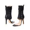 Women's High-heeled Sandals Sexy European and American Style Summer New Thin-heeled Large-size Roman Cool Boots
