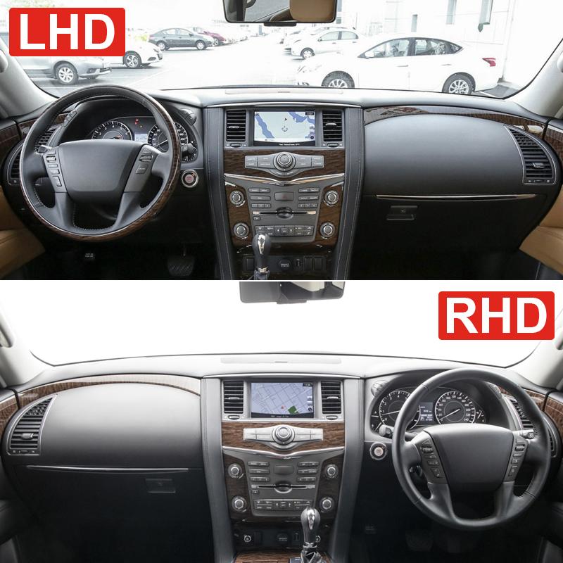 Для Nissan Patrol Y62 Armada 2010-2015 2016 2017 2018 2019 2020 2021 2022 2023 Коврики для приборной панели автомобиля Избегайте легких ковриков